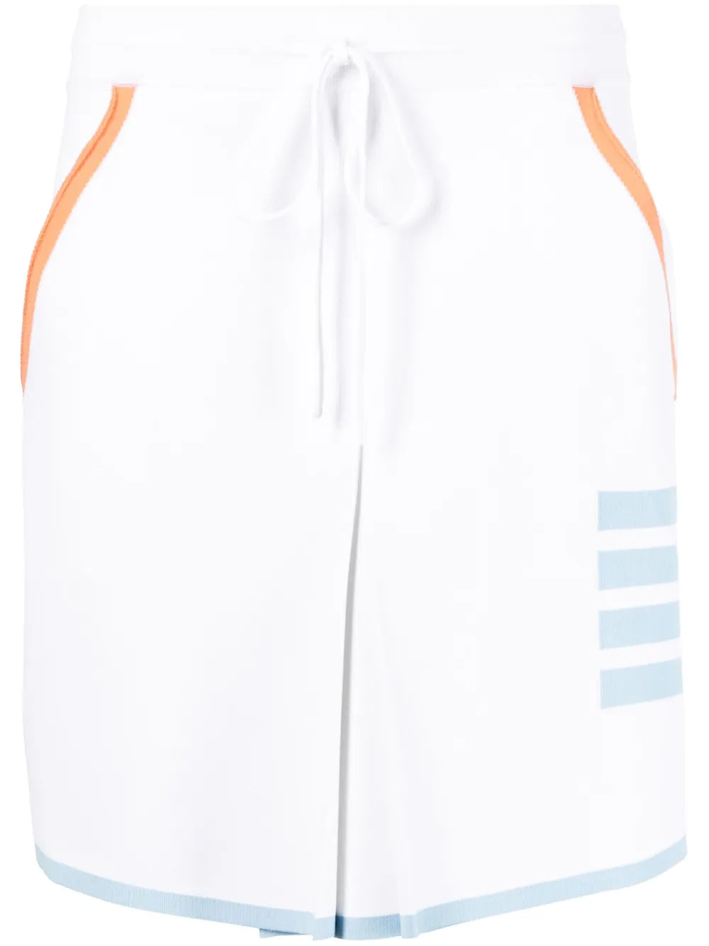 4-Bar Box Pleat Miniskirt