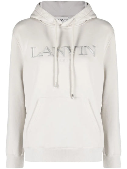 Logo-Embroidered Cotton Hoodie