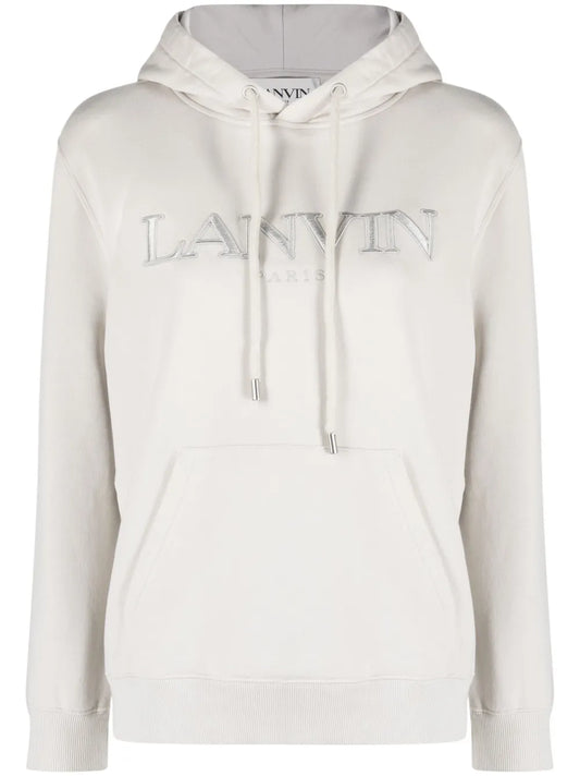 Logo-Embroidered Cotton Hoodie