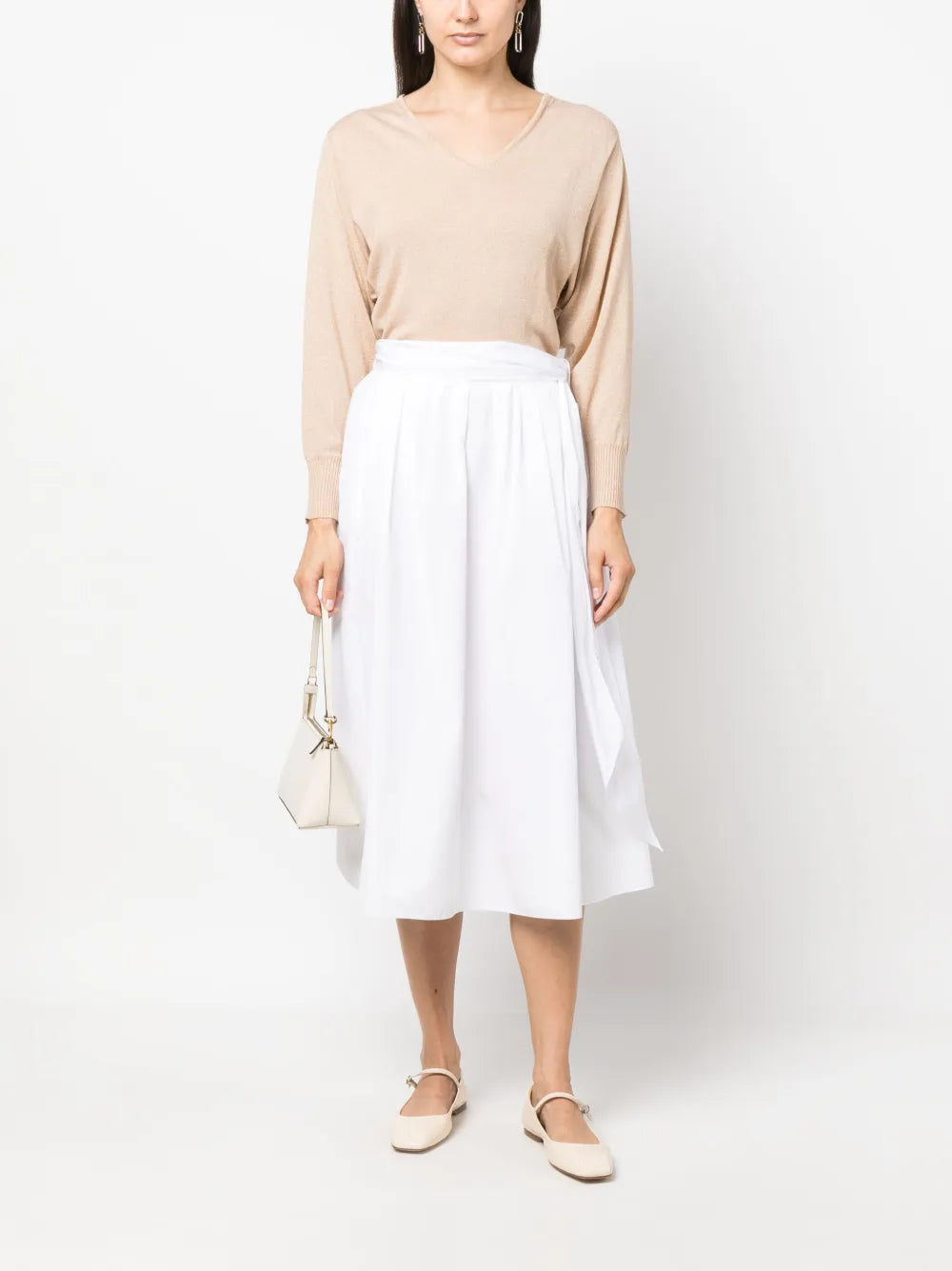 V-Neck Drop-Shoulder Jumper