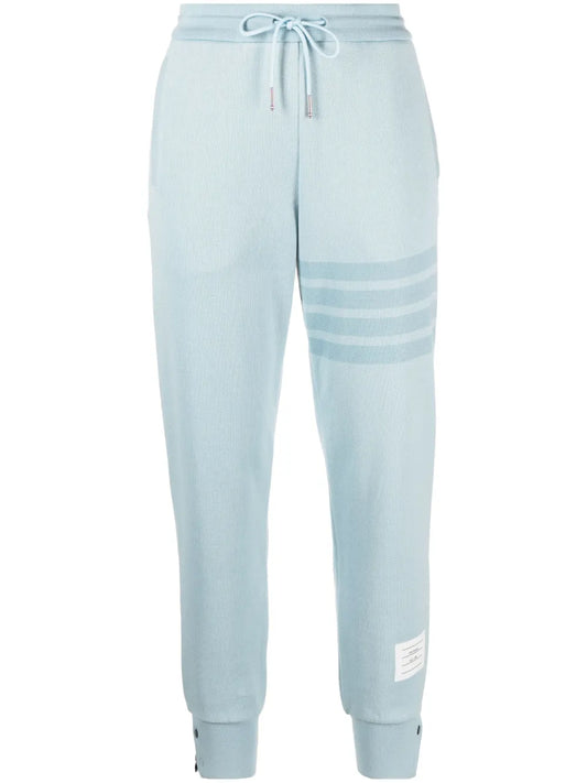 4-Bar-Stripe Cotton Track Pants