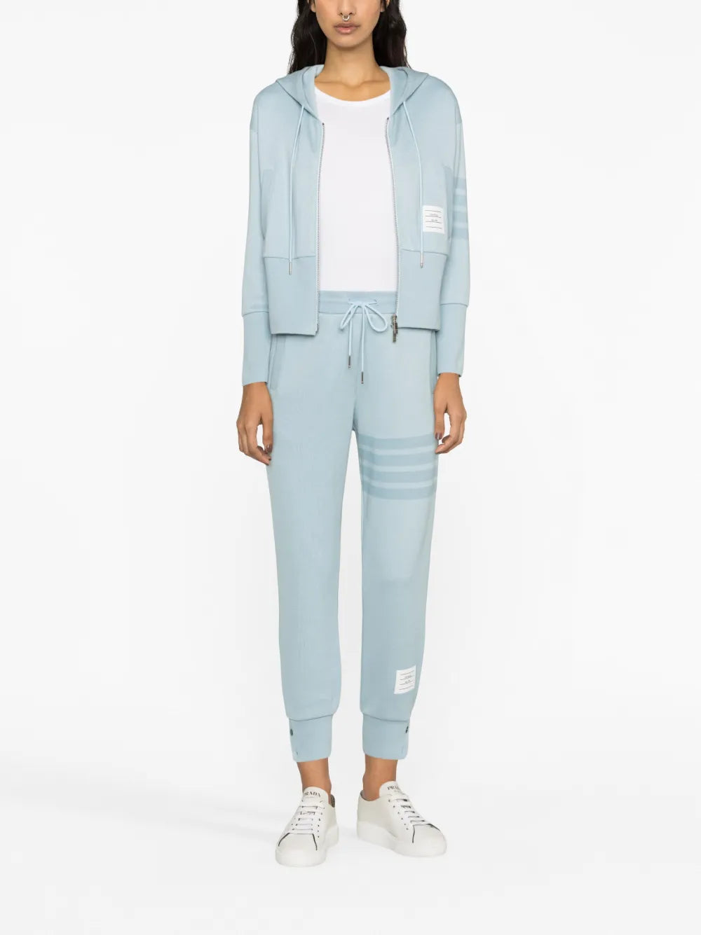 4-Bar-Stripe Cotton Track Pants