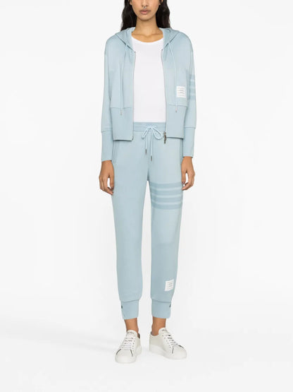 4-Bar-Stripe Cotton Track Pants