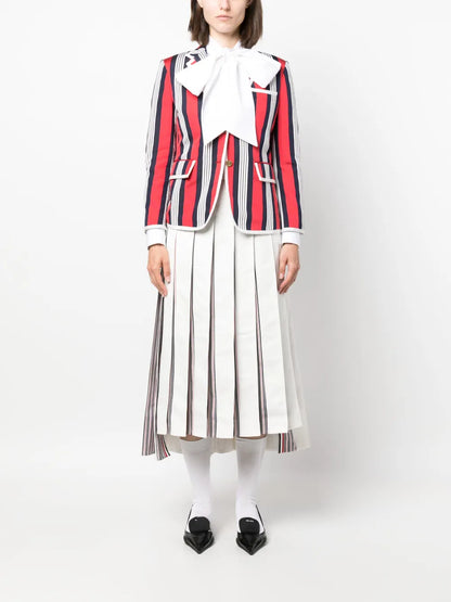 Oversized-Bow Poplin Cotton Shirt