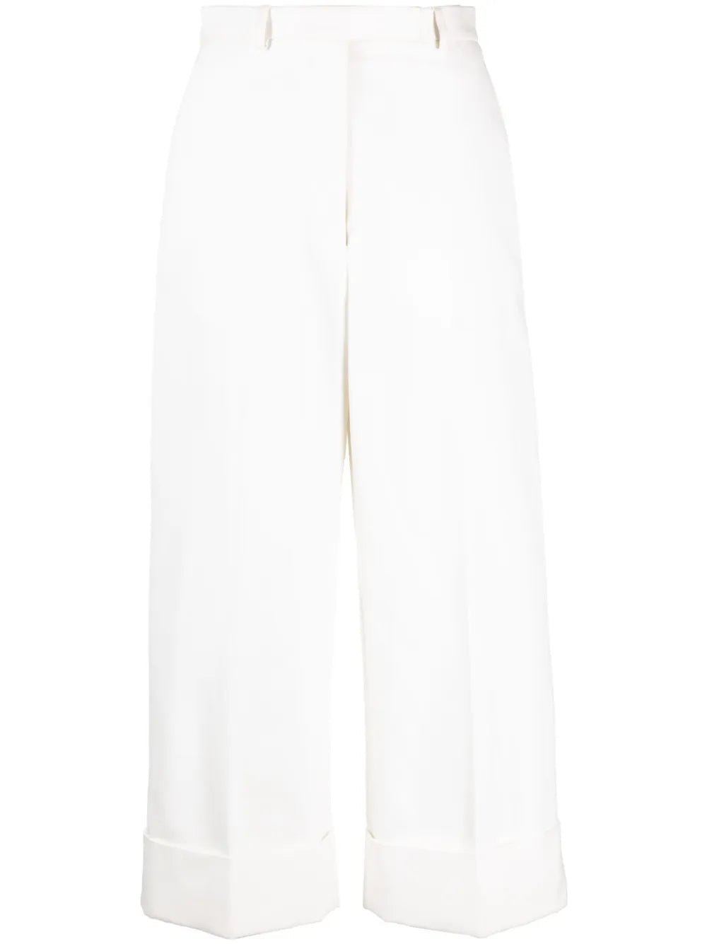 High-Waisted Wide-Leg Trousers