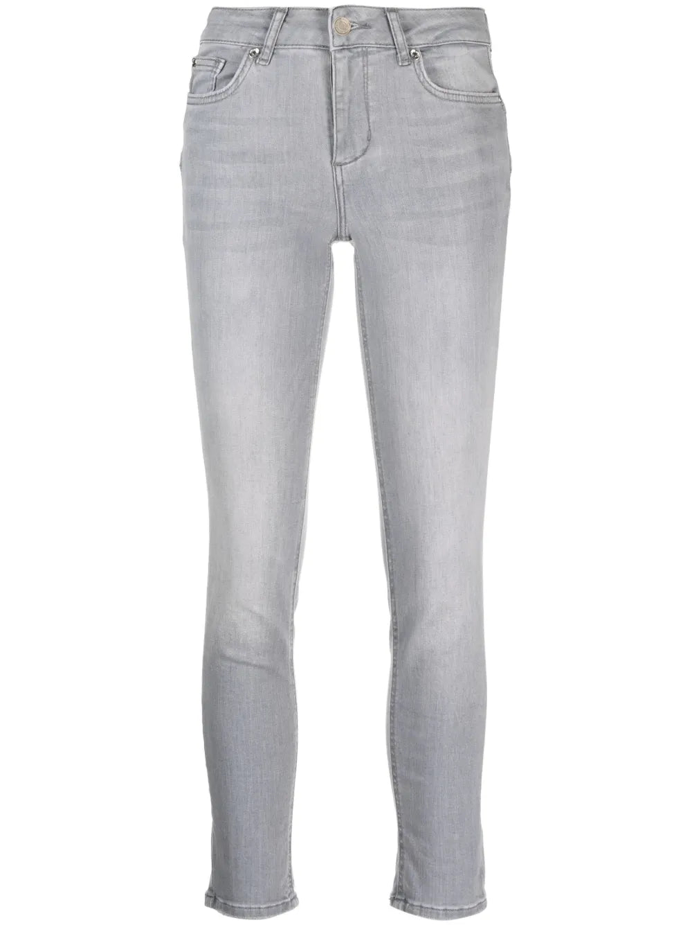 Logo-Patch Skinny Jeans