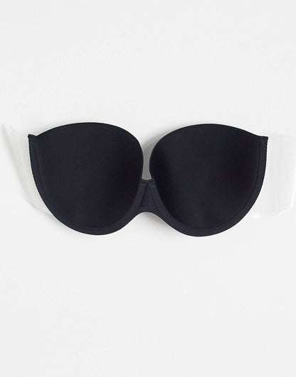 Moulded Strapless Backless Bra With Stick On Wing