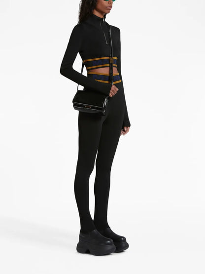 Logo-Underband Cropped Jumper