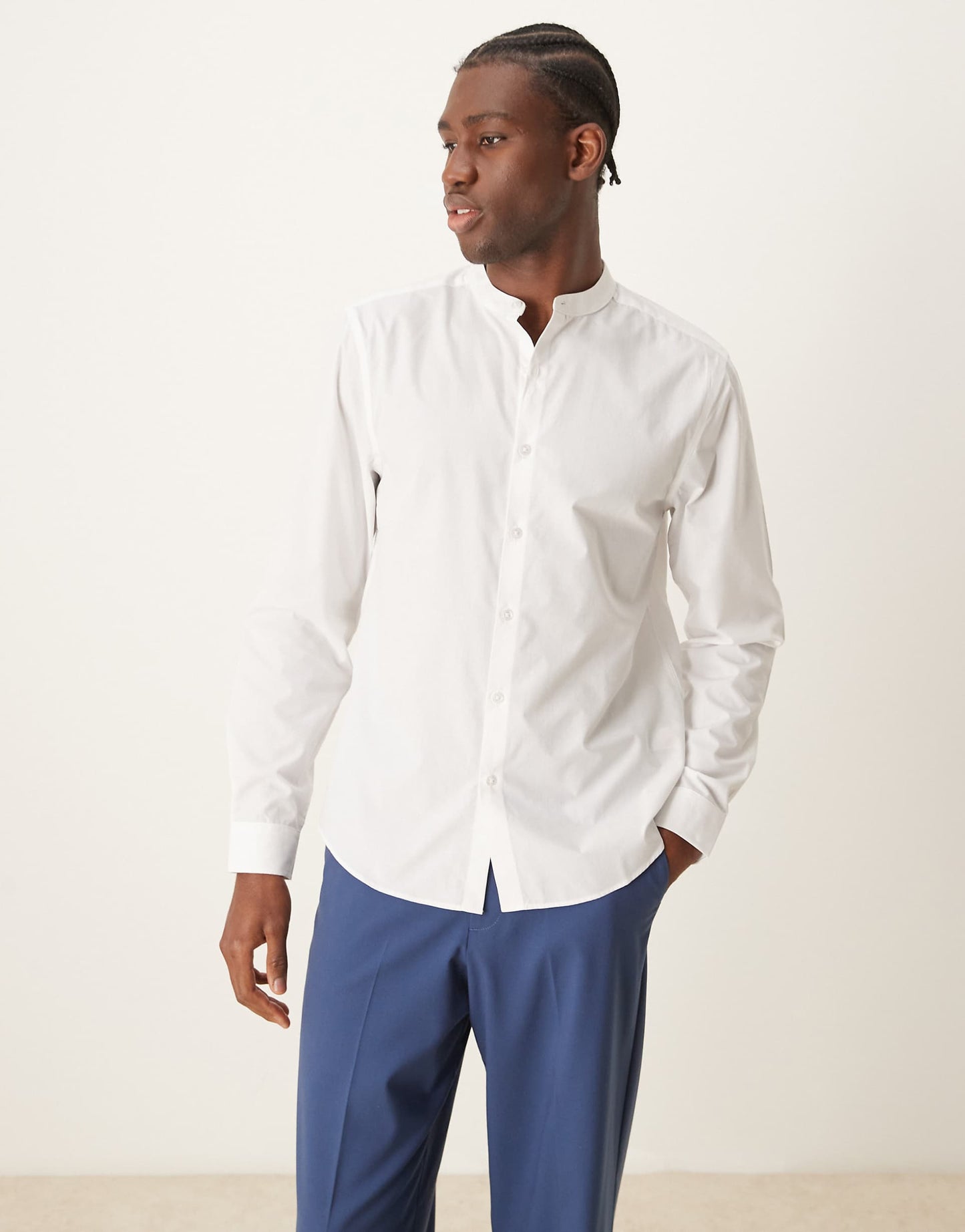 Long Sleeve Grandad Shirt