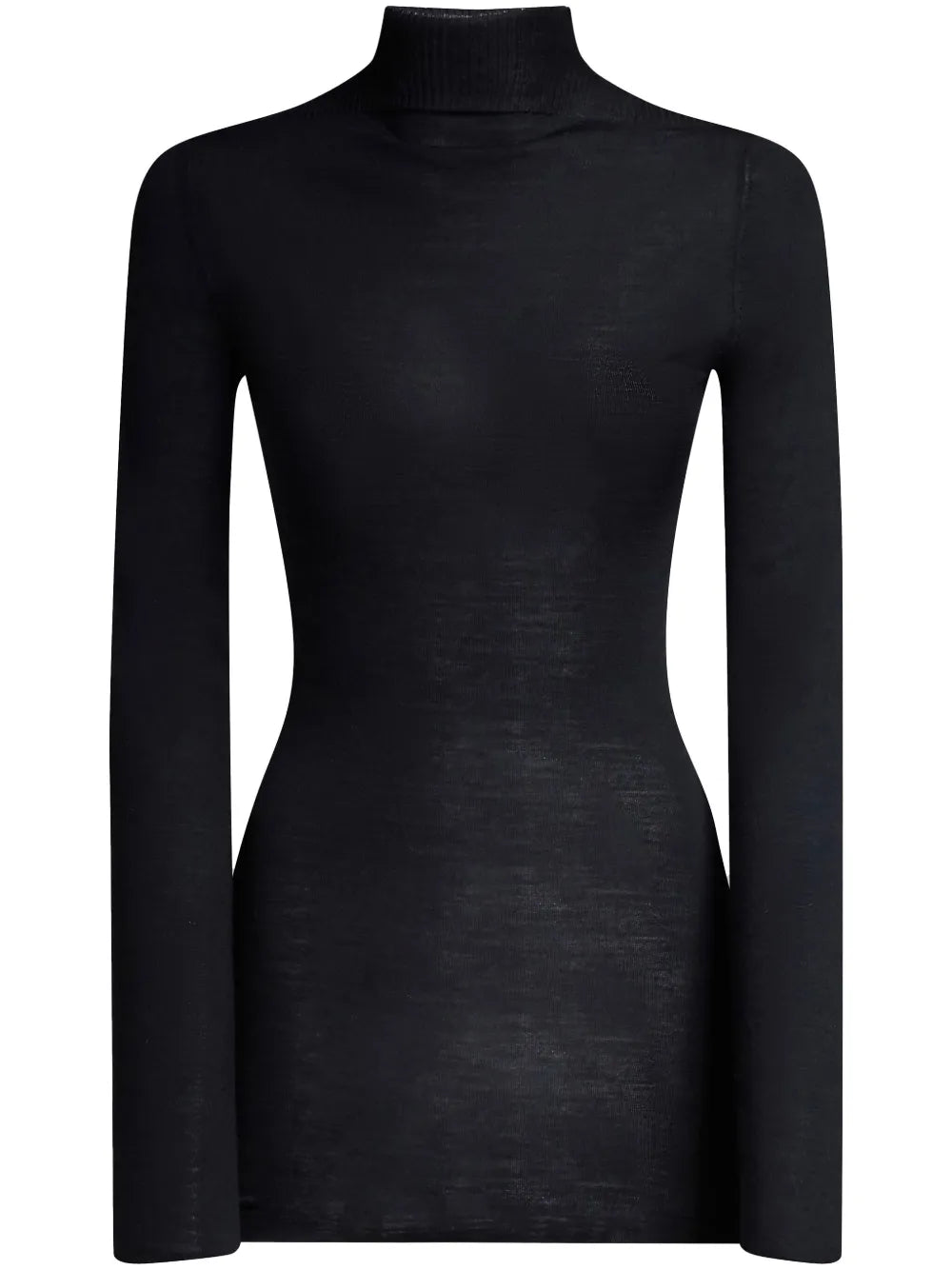 High-Neck Ribbed Jumper