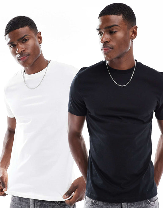 Essential 2 Pack Crew Neck T-Shirts