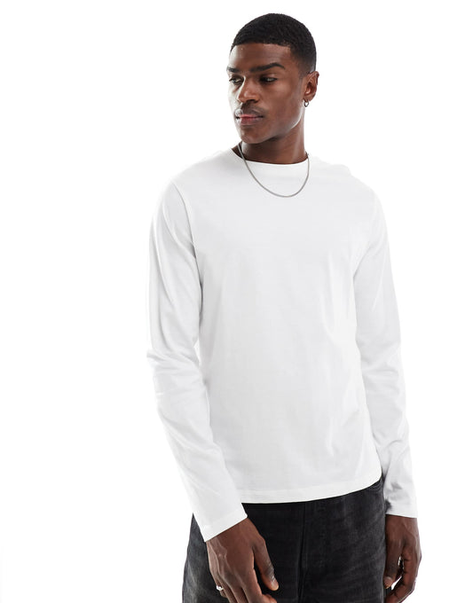 Essential Long Sleeve Crew Neck T-Shirt