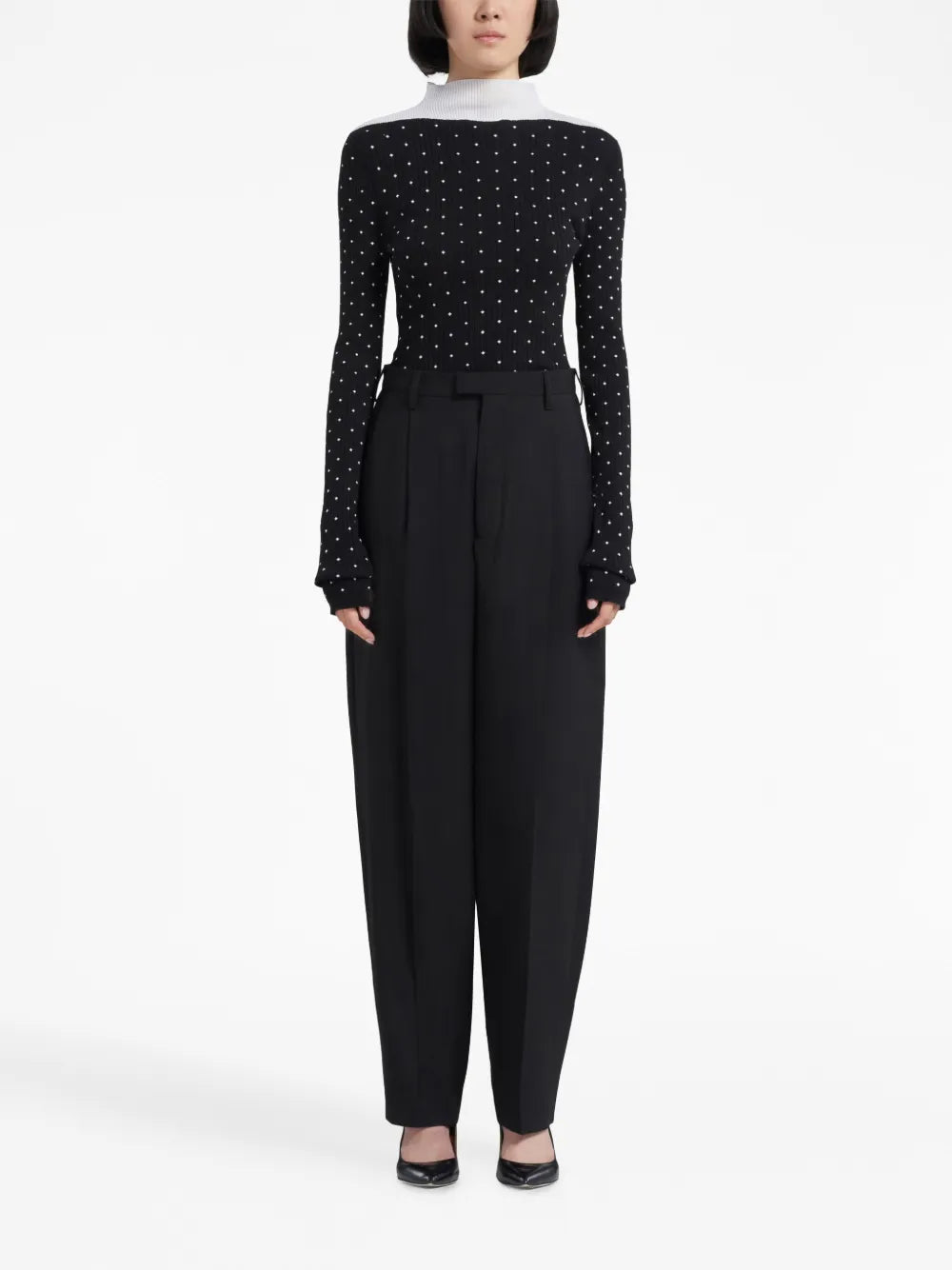 Tropical Tailored Wool Trousers