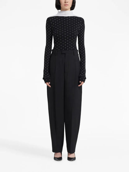 Tropical Tailored Wool Trousers