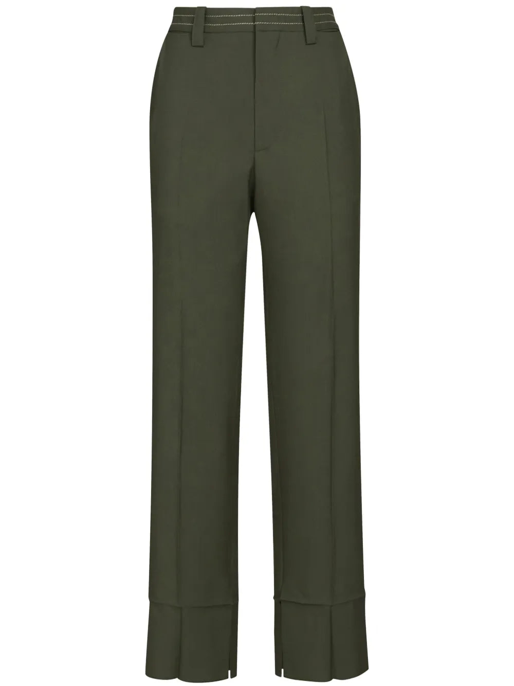 Straight-Leg Tailored Trousers