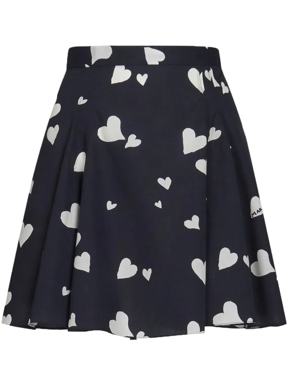 Bunch Of Hearts Flared Miniskirt