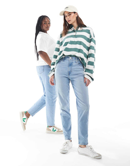High Waisted Mom Jeans
