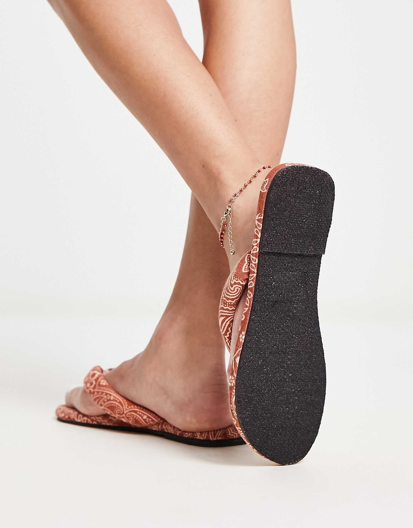 Es Vedra Printed Fabric Sandal