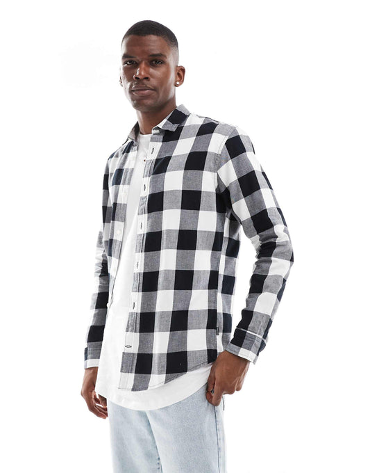 Essentials Flannel Buffalo Check Shirt