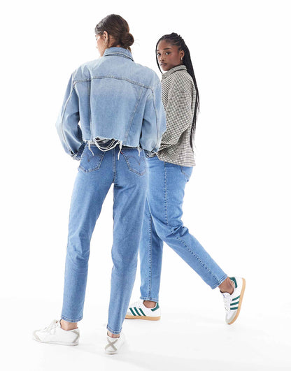High Waisted Mom Jean