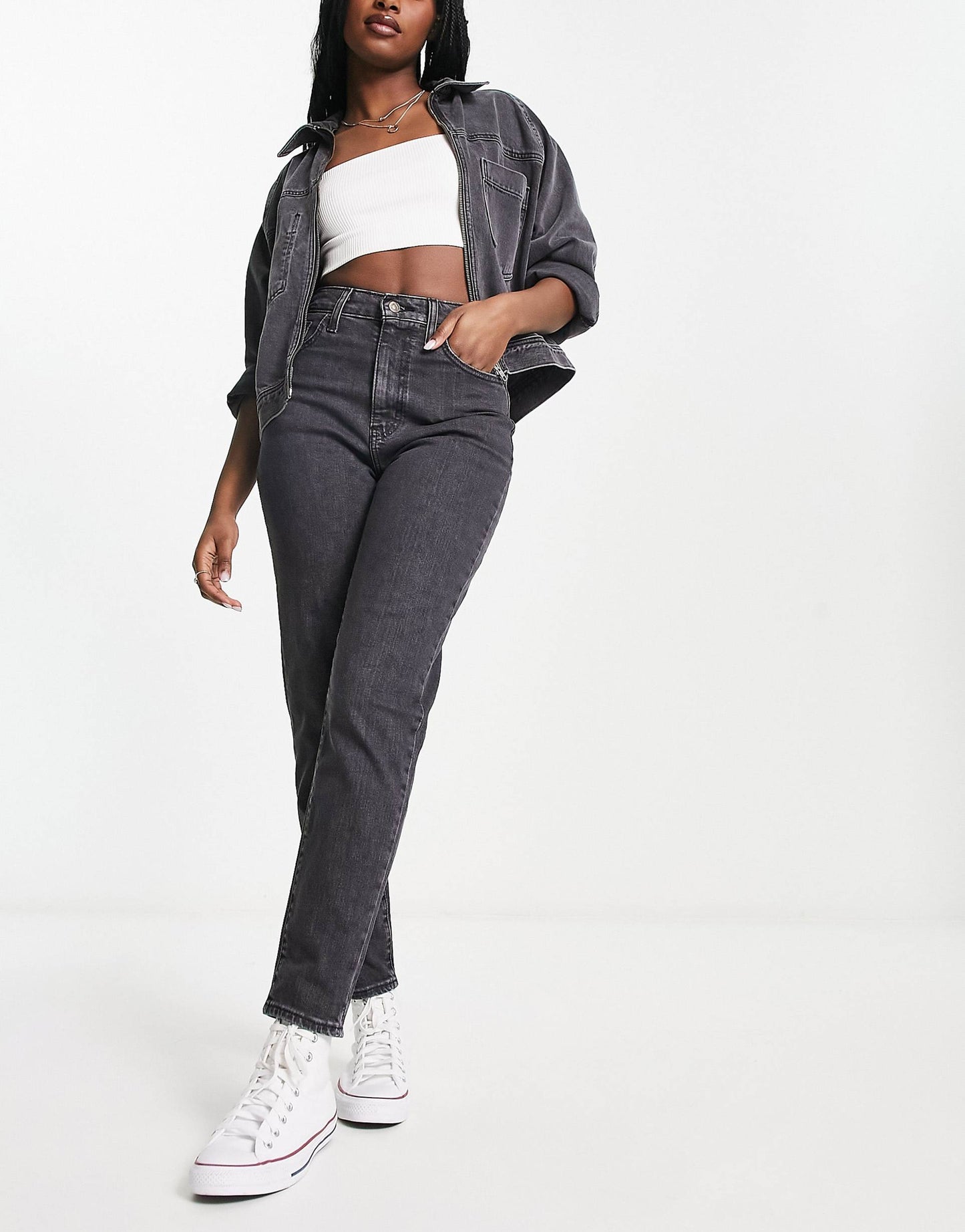 High Waisted Mom Jean