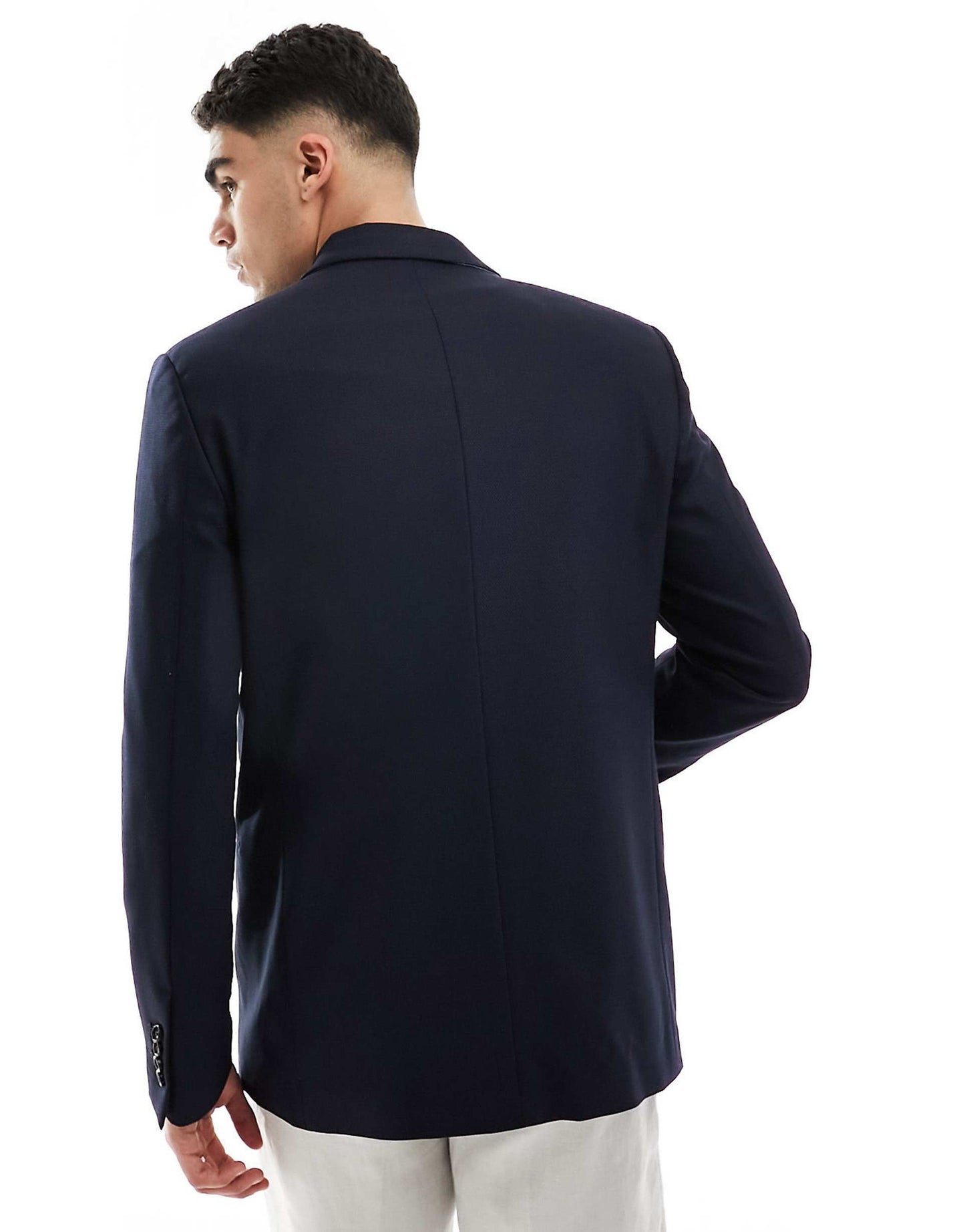 Flag Logo Double Breasted Blazer