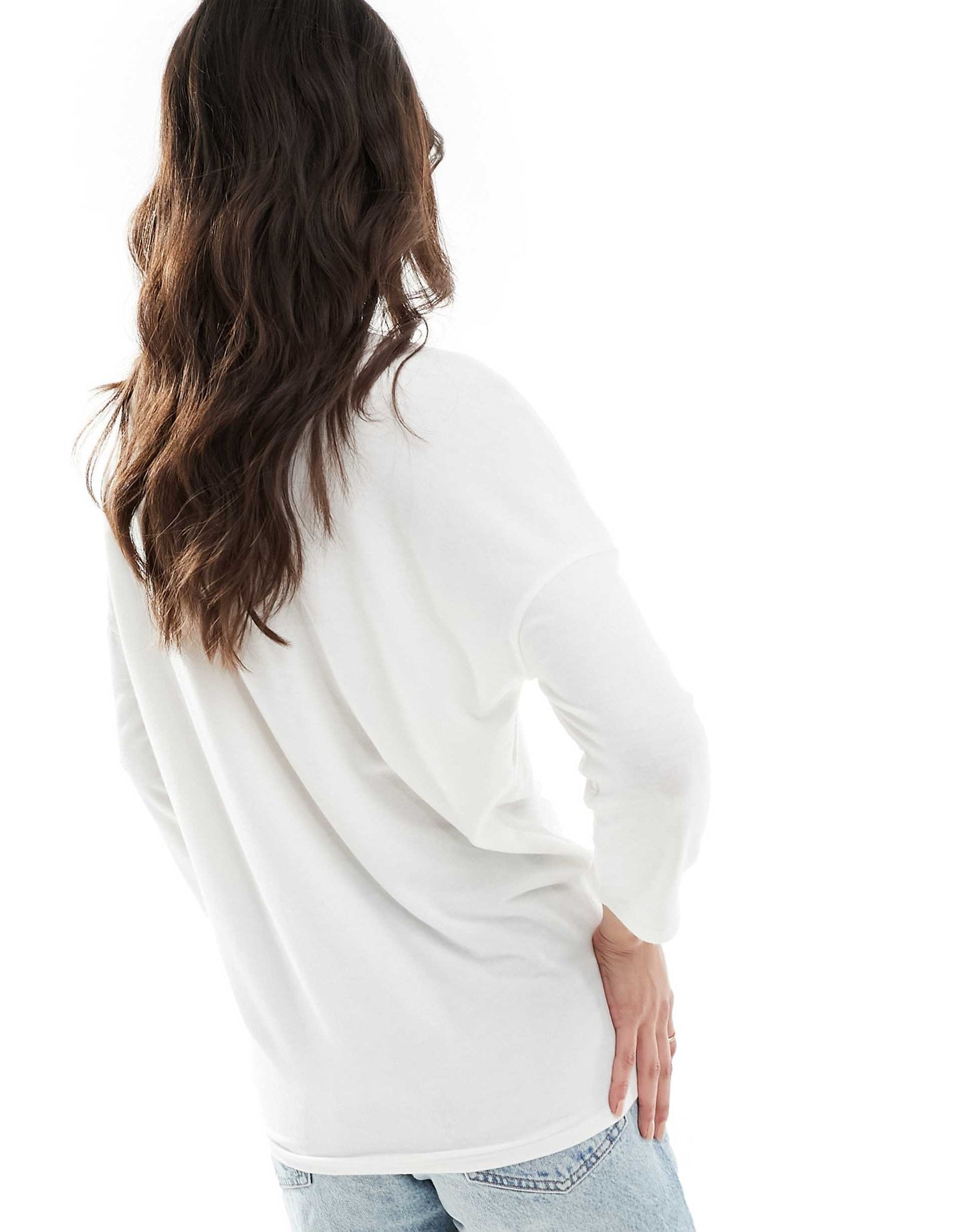 Wide Neck 3/4 Sleeve Top