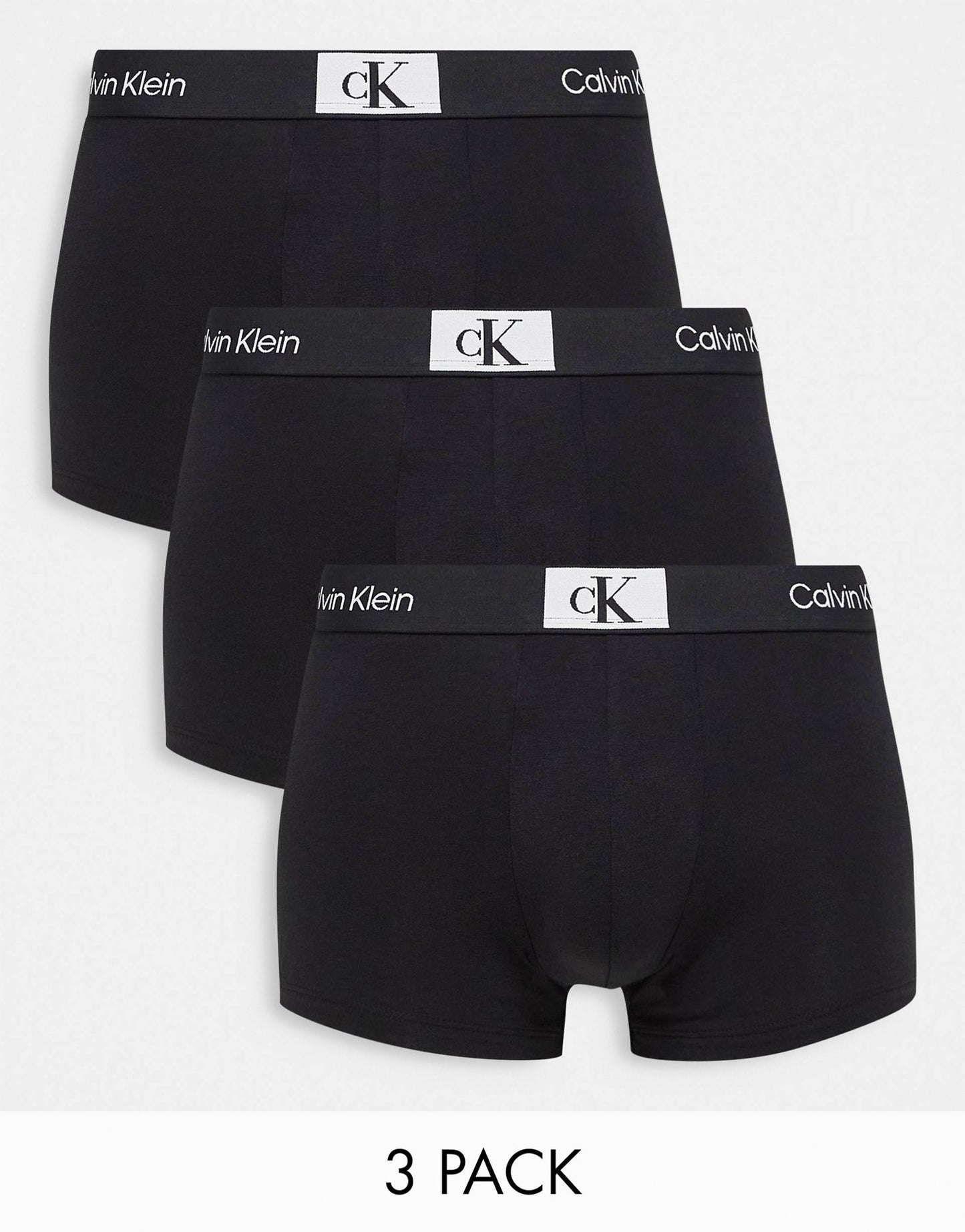 Ck 96 3 Pack Cotton Trunks