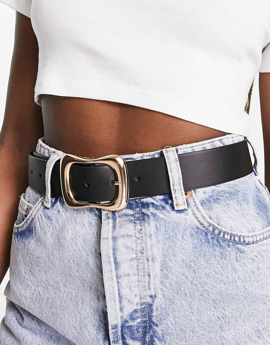 Wavy Buckle Belt