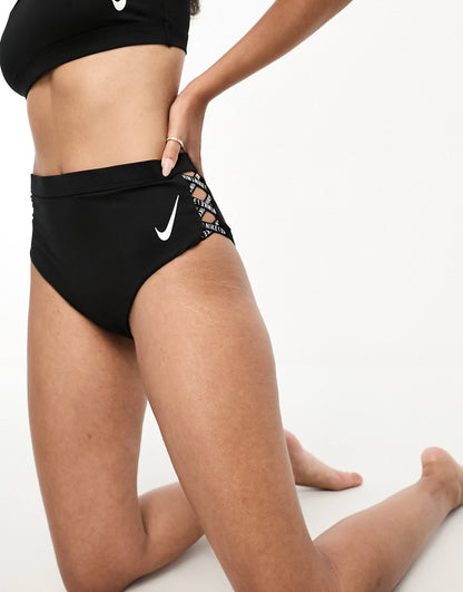 Icon Sneakerkini High Waist Cheeky Bikini Bottoms