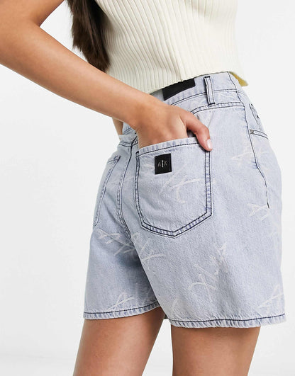 High Waisted Denim Shorts