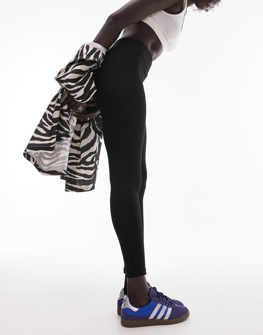 Petite Full Length Heavyweight Legging With Deep Waistband