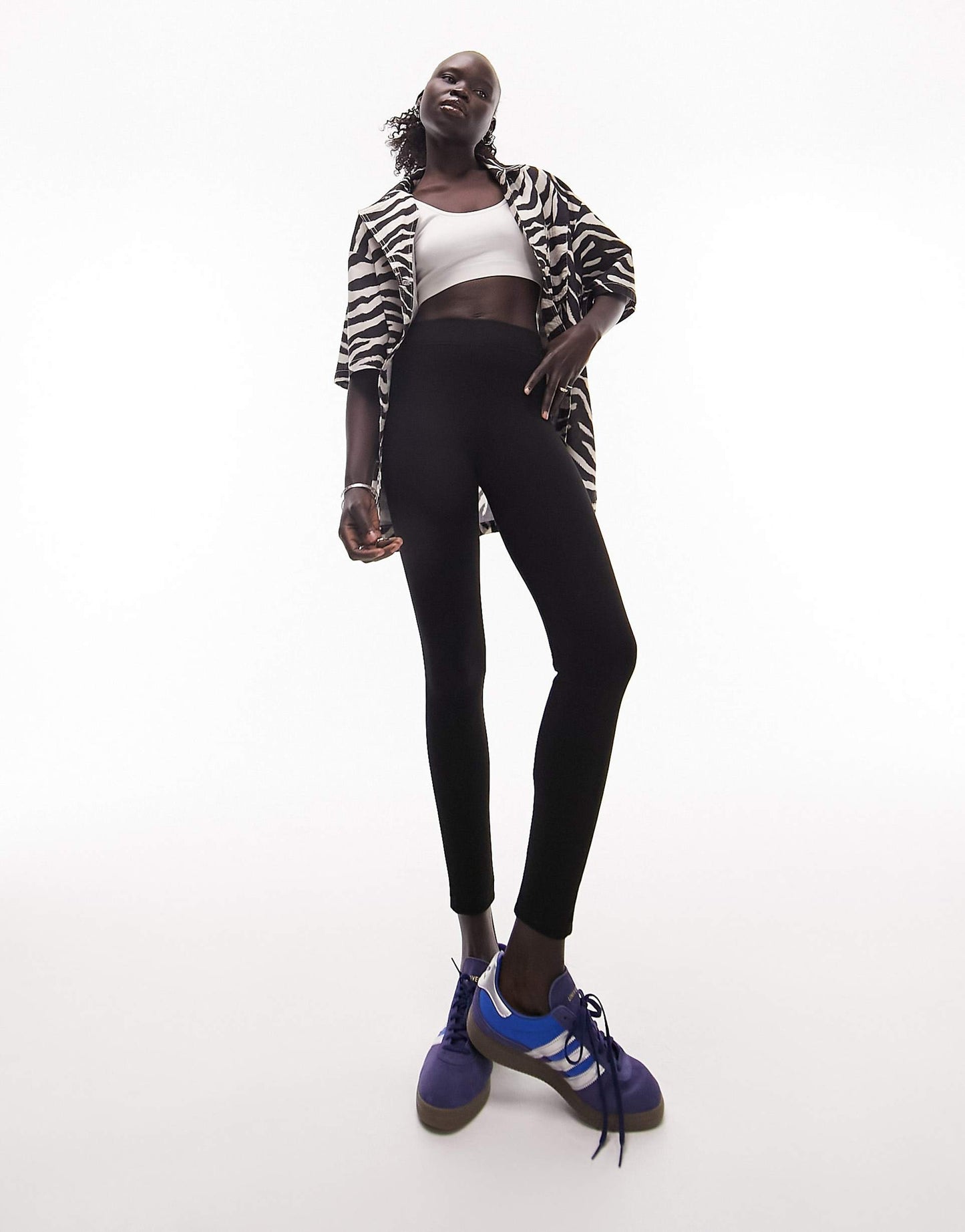 Petite Full Length Heavyweight Legging With Deep Waistband