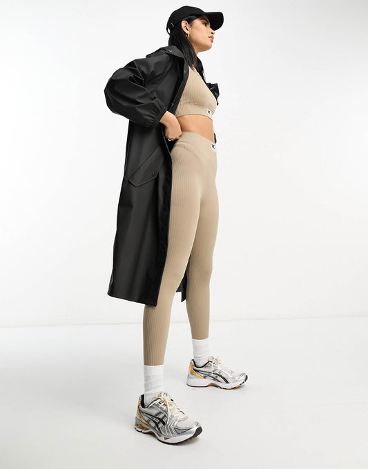 Rubberised Rain Parka Coat