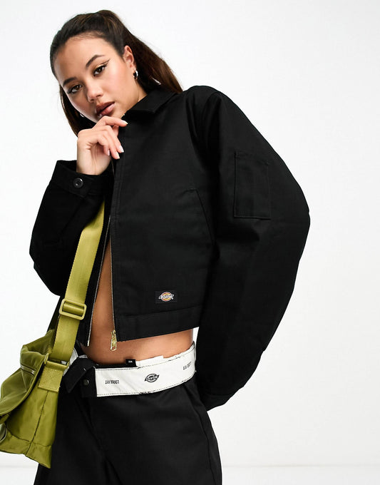 Lined Eisenhower Cropped Jacket
