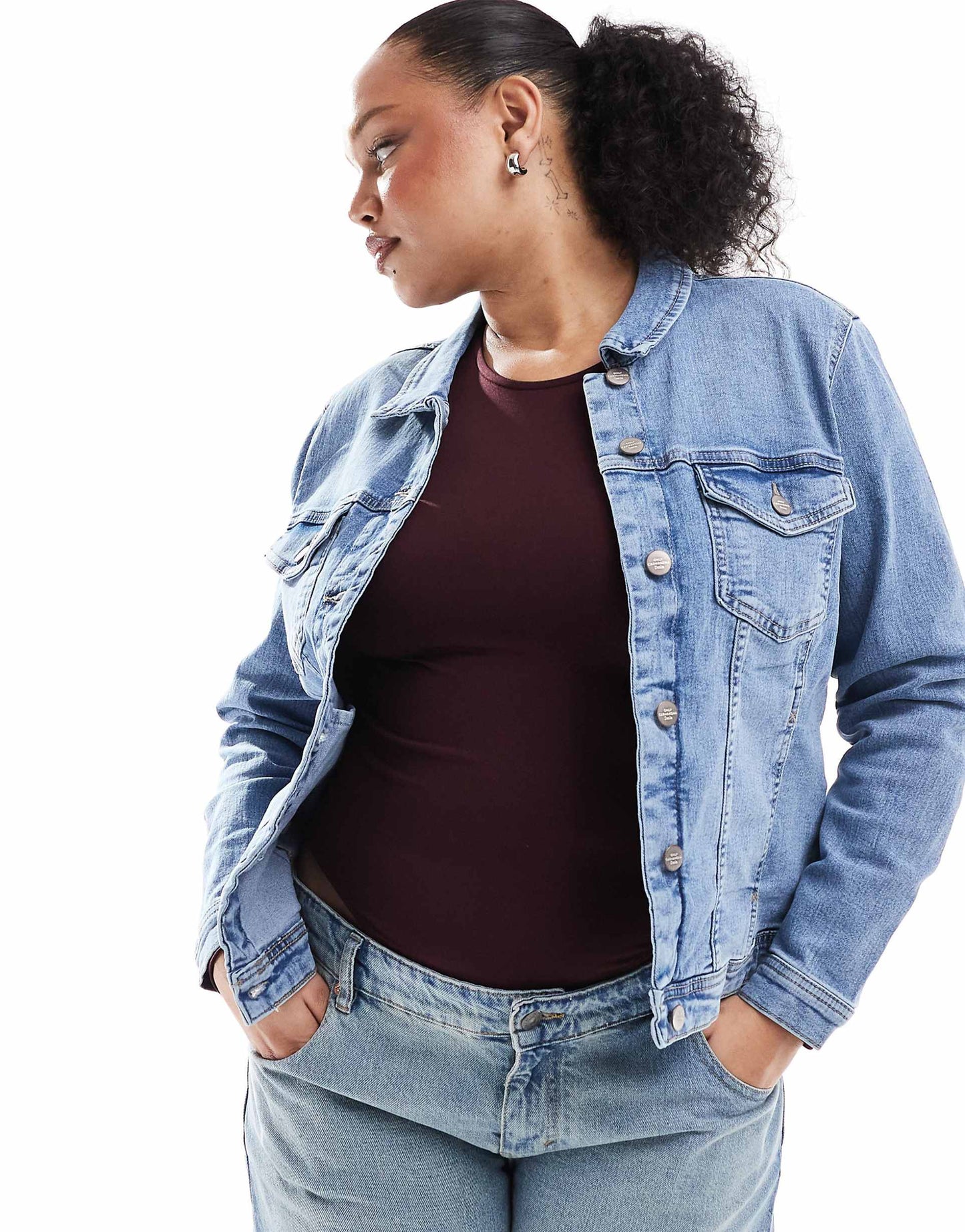 Curve Denim Jacket