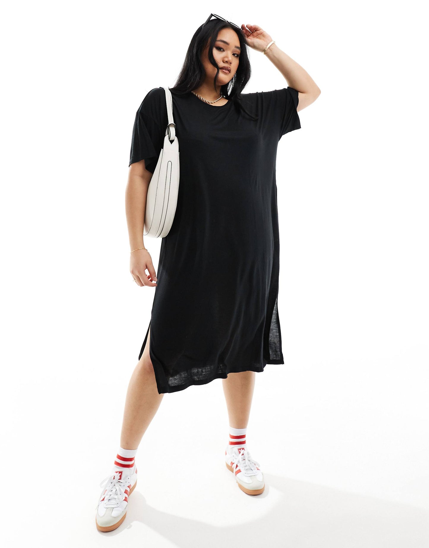 Curve Midi T-Shirt Dress