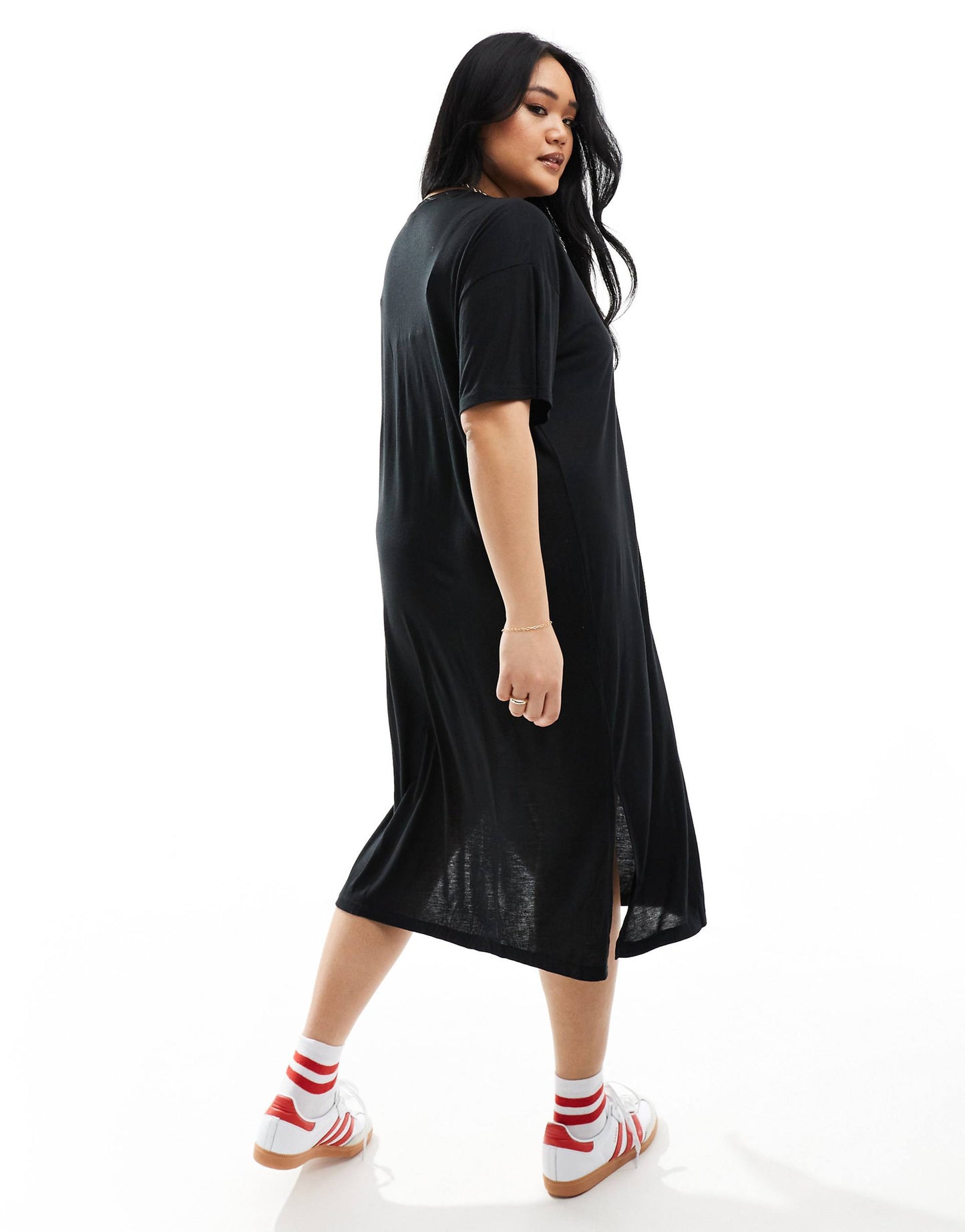 Curve Midi T-Shirt Dress