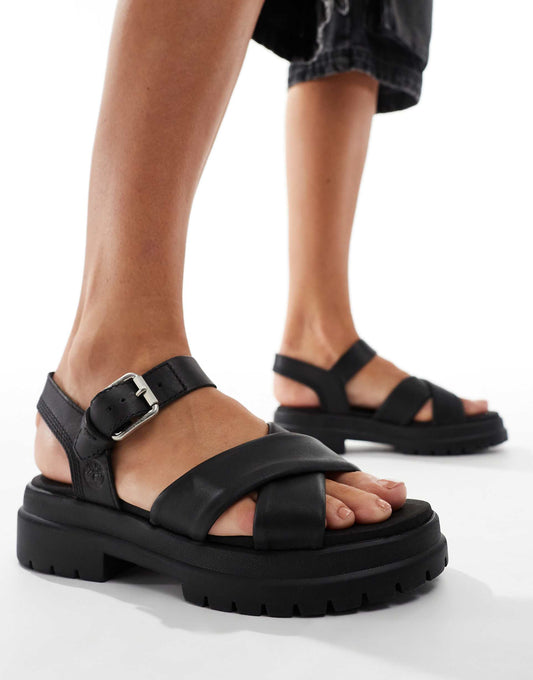 London Vibe Cross Strap Sandals