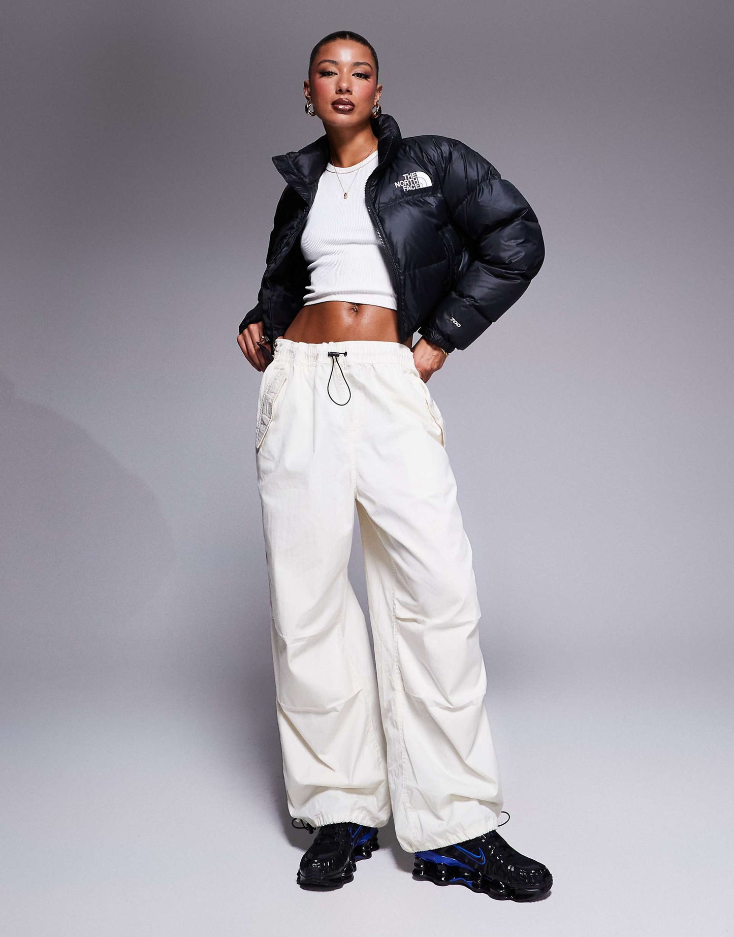 Nuptse Cropped Down Puffer Jacket
