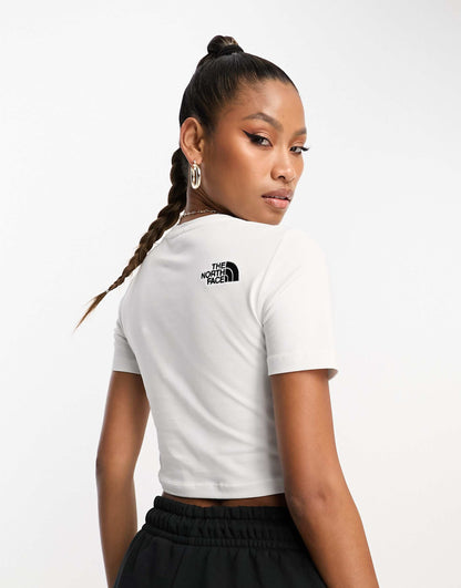 Simple Dome Cropped Tight T-Shirt