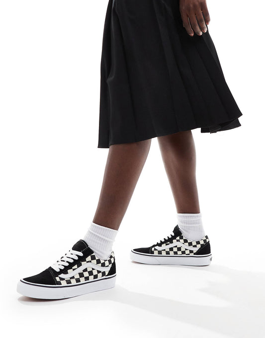 Old Skool Checkerboard Trainers