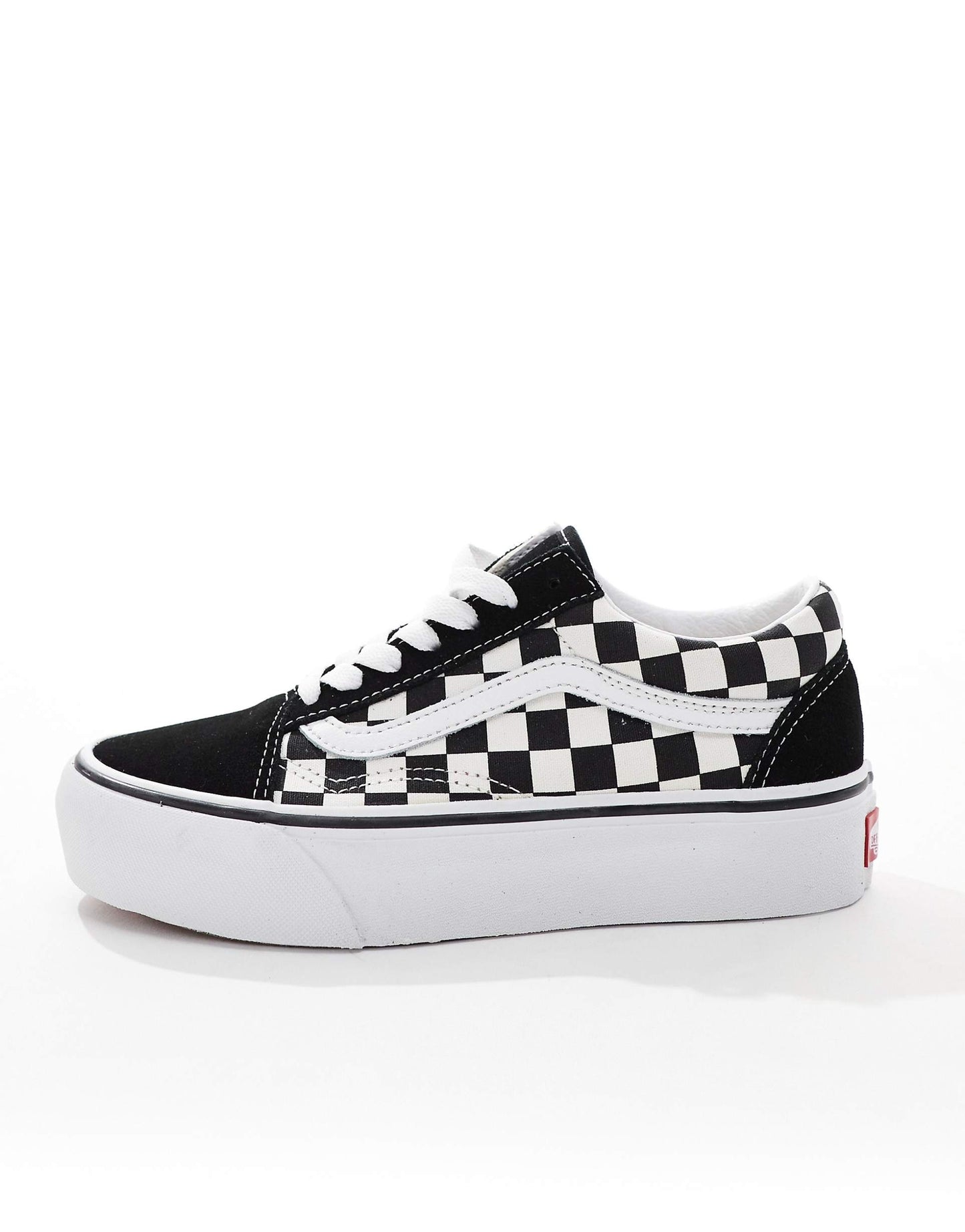 Checkerboard Old Skool Platform Trainers