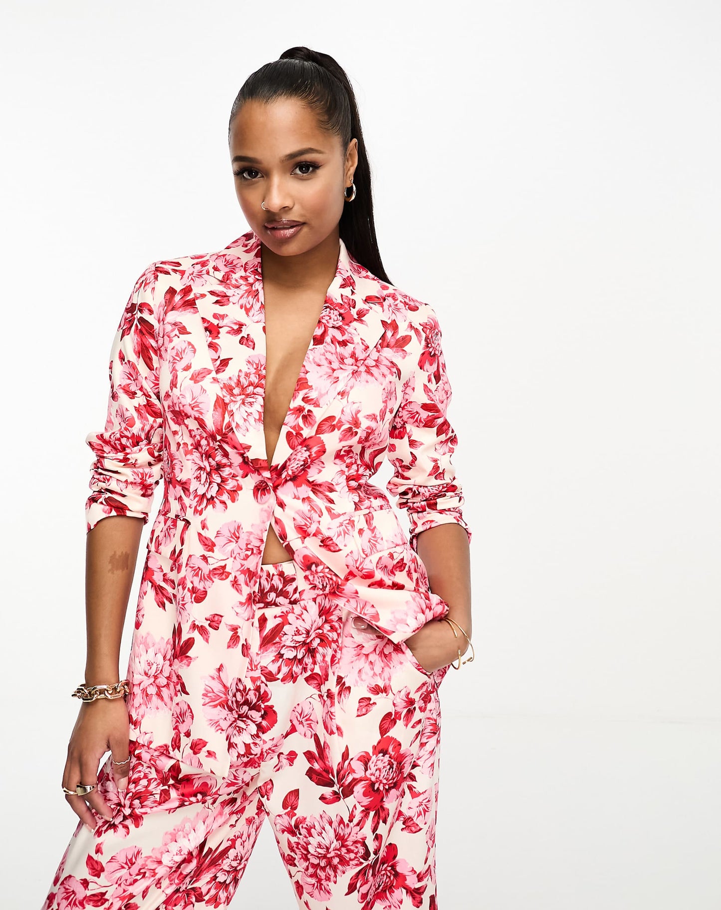Satin Blazer Co-Ord