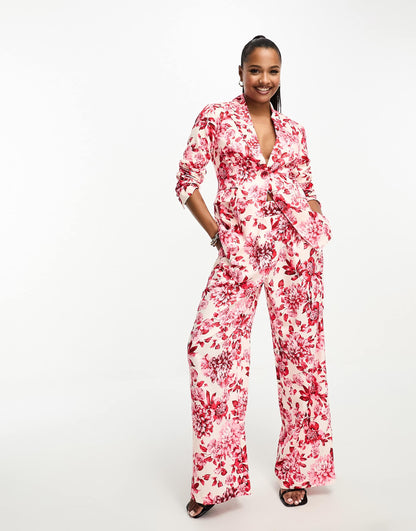 Satin Blazer Co-Ord