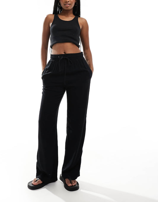 Drawstring Waist Trousers