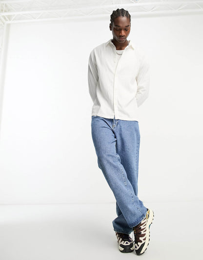 Relaxed Linen Mix Shirt