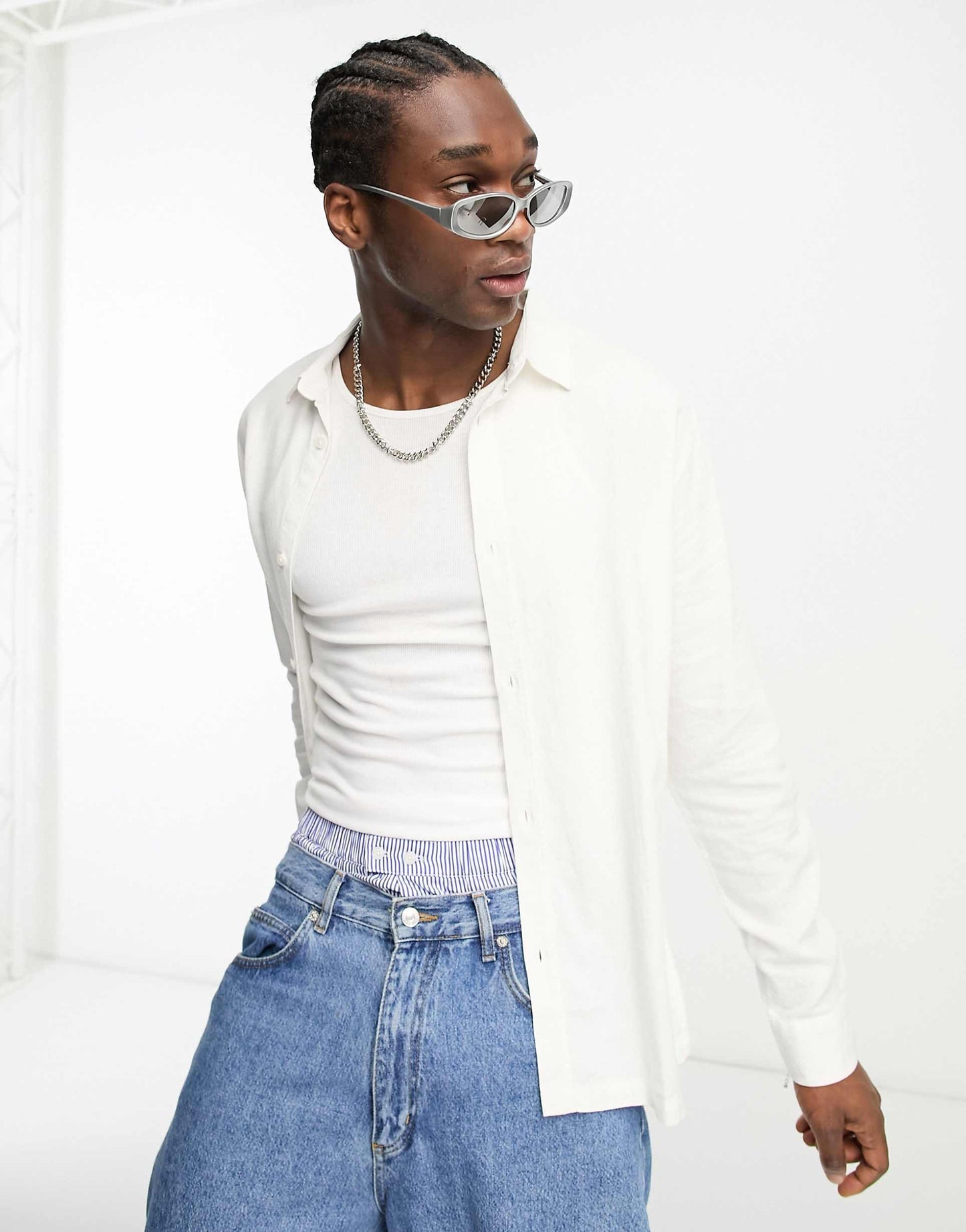 Relaxed Linen Mix Shirt