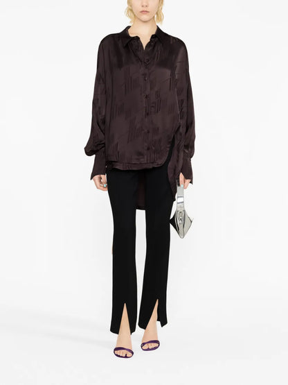 Diana Cut-Out Asymmetric Shirt