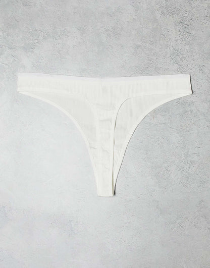 Curve 3 Pack Ribbed Thongs